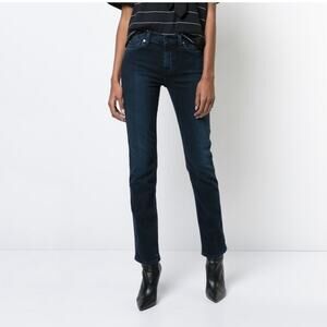 7 for all mankind Dylan Dark Wash Straight Leg High Rise size 26 Blue Jeans Pant